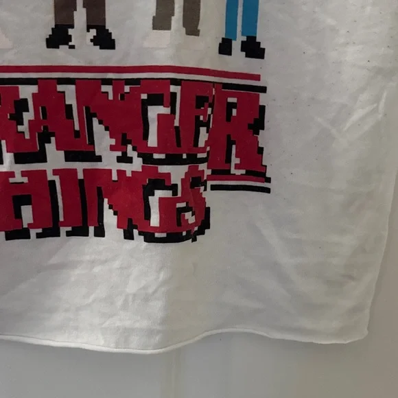 Stranger Things Vintage Crop Top - Picture 5 of 7